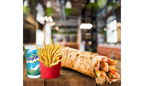 Medium Dürüm Menü ( Ayran + Patates Kızartması ) 